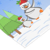 Penguins Christmas  Korte Tafelloper (Hoek)