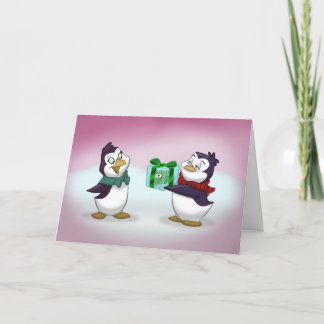 Penguins "Cool Yule" Kaart