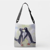 Penguins Custom All-Over-Print Cross Body Bag Crossbody Tas (Voorkant)