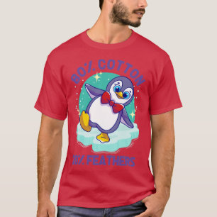 Penguins Cute Penguin 80 Cotton 20 Feathers T-shirt