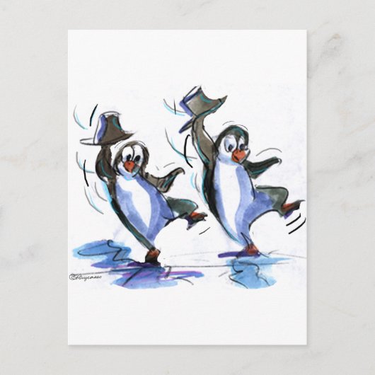 PeNgUiNs DaNciNg Briefkaart (Voorkant)