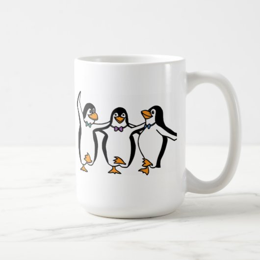 Penguins Dancing Koffiemok (Rechts)