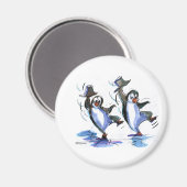 Penguins Dancing Magneet (Voorkant / Achterkant)