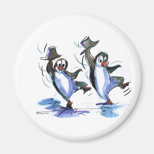 Penguins Dancing Magneet (Voorkant)