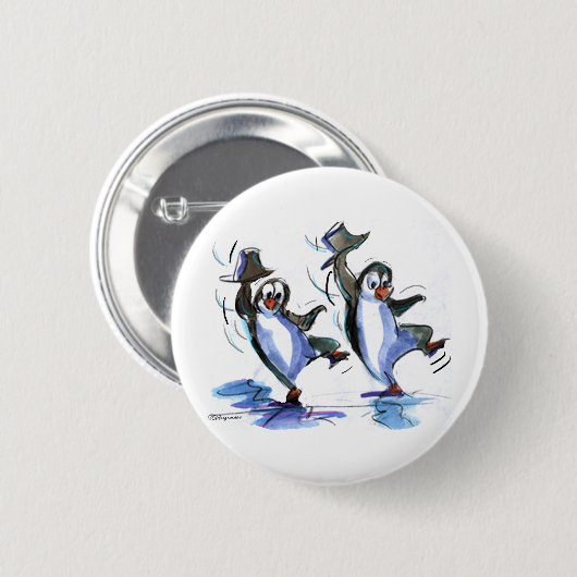 PeNgUiNs DaNciNg Ronde Button 5,7 Cm (Voorkant /achterkant)