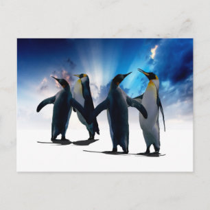 Penguins dans briefkaart
