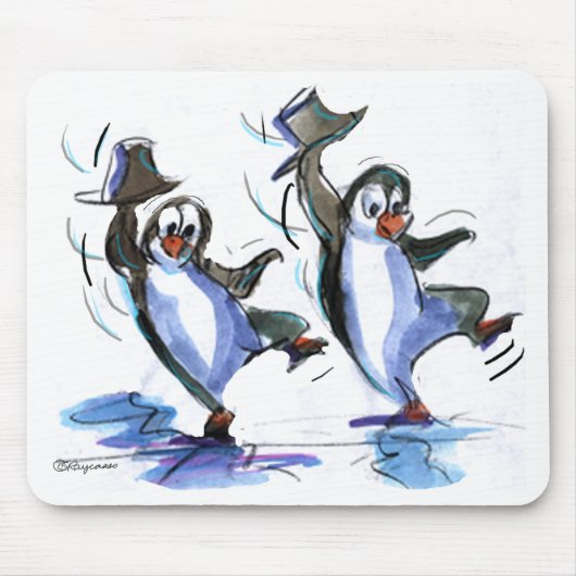 Penguins dansen muismat (Voorkant)