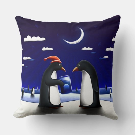 Penguins Decor Pillow Kussen (Voorkant)