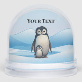 Penguins Design Snow Globe Sneeuwbol (Voorkant)