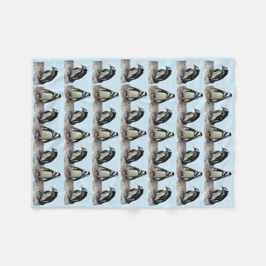Penguins Fleece Blanket (Voorkant (Horizontaal))