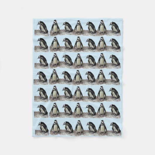 Penguins Fleece Blanket (Voorkant)