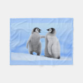 Penguins Fleece Blanket Deken (Voorkant (Horizontaal))