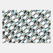 Penguins Graduation  Inpakpapier Vel (Voorkant 3)