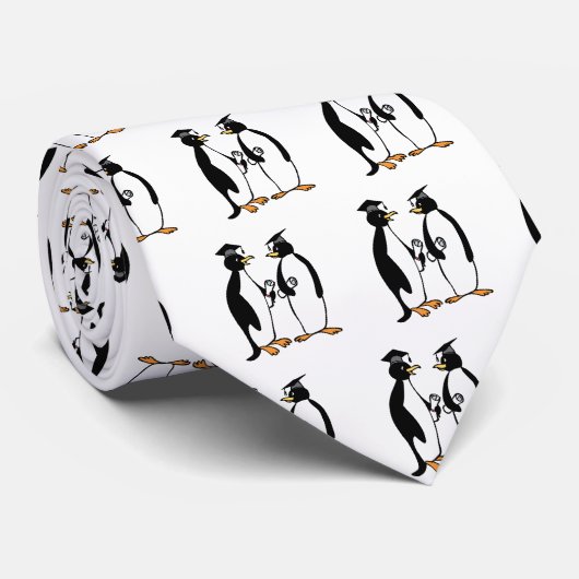 Penguins Graduing Stropdas (Opgerold)