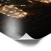 Penguins Holiday Light Display Foto Afdruk (Hoek)