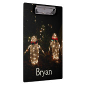 Penguins Holiday Light Display Klembord (Rechts)