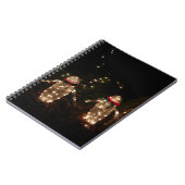 Penguins Holiday Light Display Notitieboek (Linkerzijde)