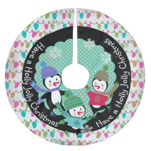 Penguins Holly Jolly Kerstfeestdag - rok Kerstboom Rok