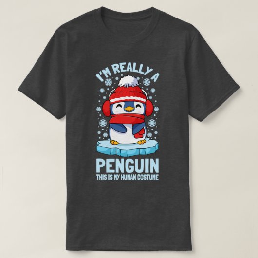 Penguins I m Echt een Penguin6 T-shirt (Design voorkant)