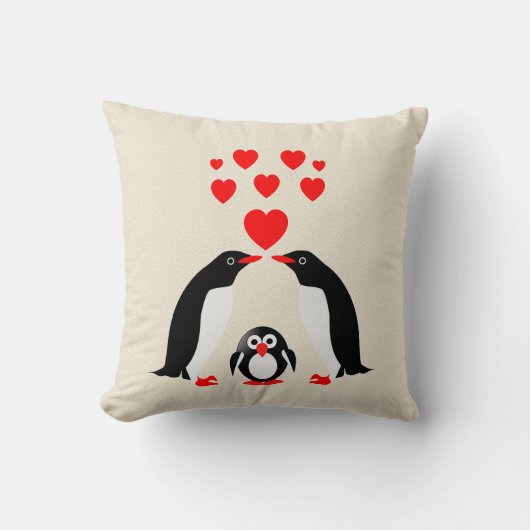 Penguins Kussen (Voorkant)