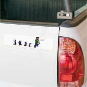 Penguins Love Jazz Bumpersticker (Op Truck)