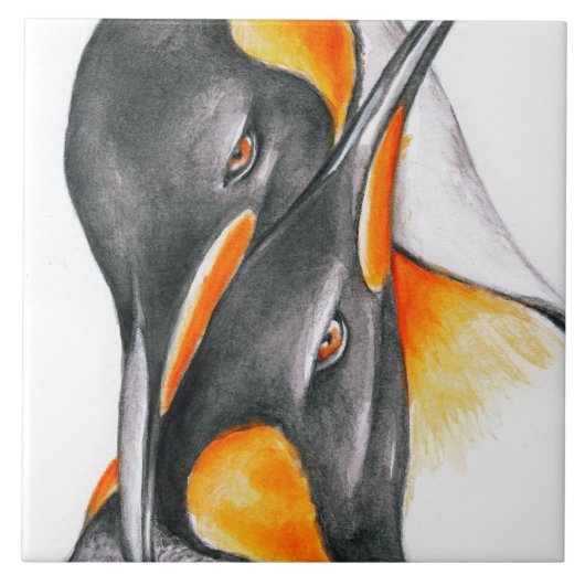 Penguins Love Tegeltje (Voorkant)