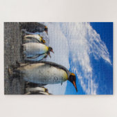 Penguins Marching Blue Sky Legpuzzel (Horizontaal)
