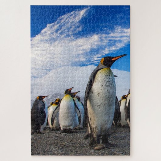 Penguins Marching Blue Sky Legpuzzel (Verticaal)