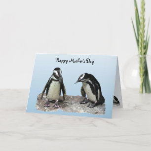Penguins Moederdag Card Kaart