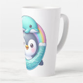 Penguin's Ocean Adventure Latte Mok (Rechterhoek)