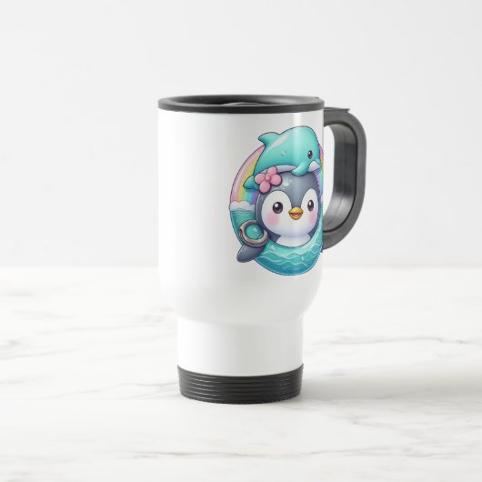 Penguin's Ocean Adventure Reisbeker (Voorkant rechts)