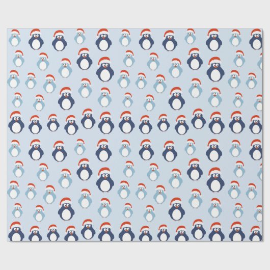 Penguins Pattern Cadeaupapier (Vlak)