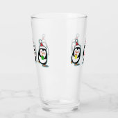 Penguins Pint Glass - kerstfeestdag Glas (Links)