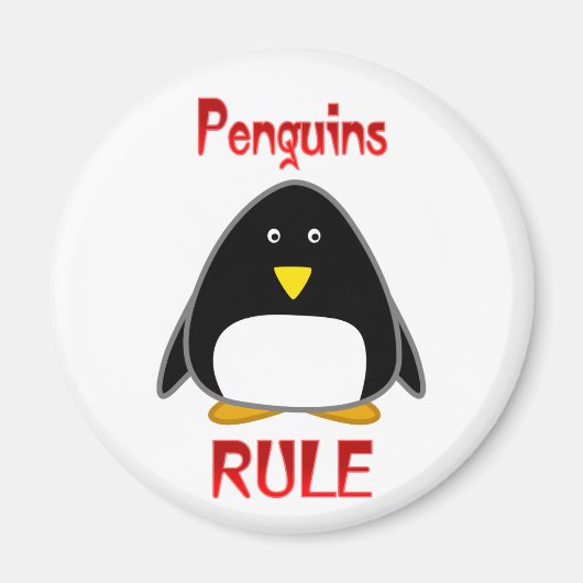 Penguins-regel Magneet (Voorkant)