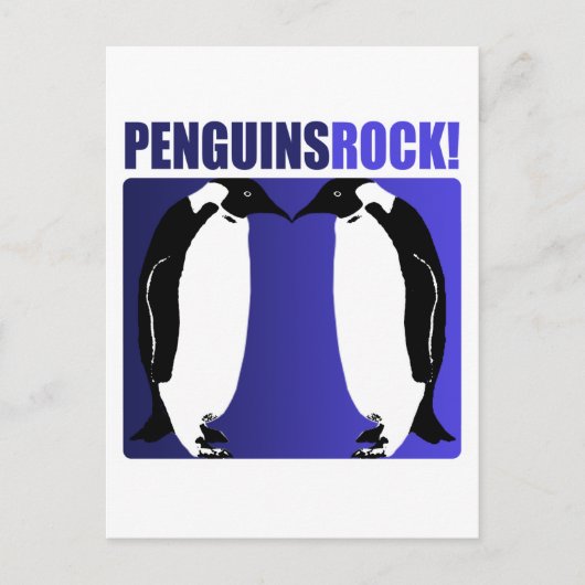 Penguins Rock. Briefkaart (Voorkant)