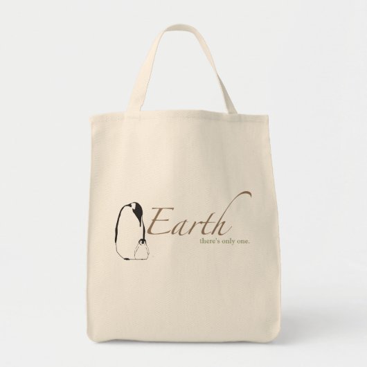 Penguins Save Earth Tote Bag (Voorkant)