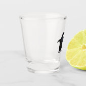 Penguins shot glass glas (Links)