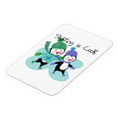 Penguins Skating is Cool Magneet (Linkerzijde)