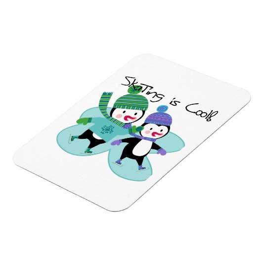 Penguins Skating is Cool Magneet (Linkerzijde)