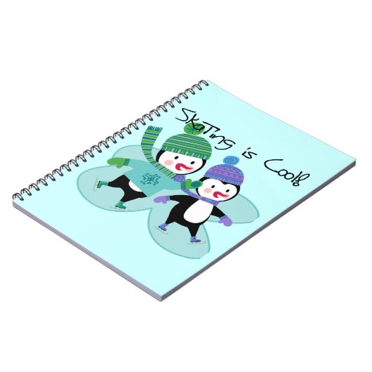 Penguins Skating is Cool Notitieboek (Linkerzijde)