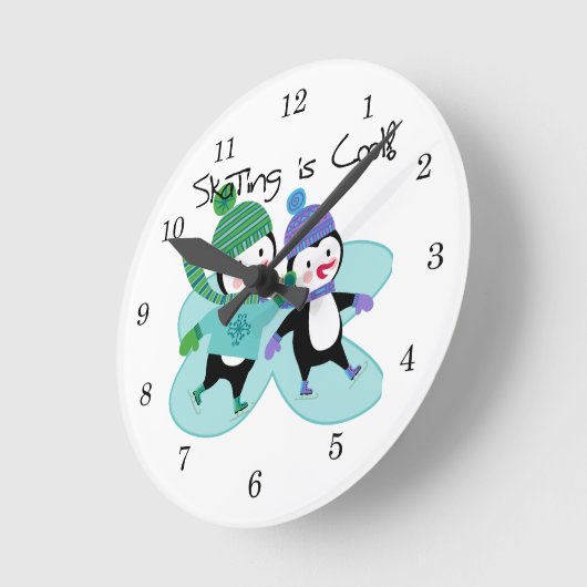 Penguins Skating is Cool Ronde Klok (Hoek)