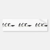 Penguins Sliding Bumpersticker (Voorkant)