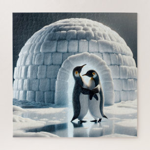 Penguins Slow Dancing beroemd gemaakt door Igloo Legpuzzel