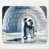 Penguins Slow Dancing beroemd gemaakt door Igloo Muismat (Voorkant)