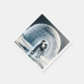 Penguins Slow Dancing beroemd gemaakt door Igloo Servet (Hoek)