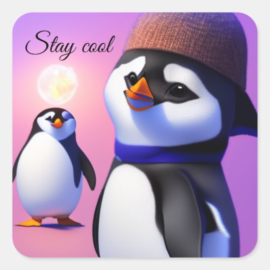 Penguins Sticker (Voorkant)