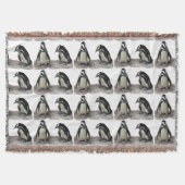 Penguins Throw Blanket Deken (Voorkant)