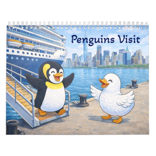 Penguin's Visit to NYC Kalender (Hoes)