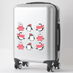 Penguins Winter Cute Snow Birds Sticker