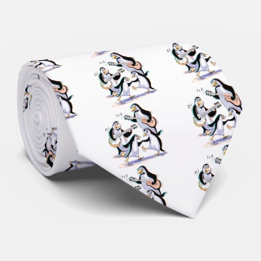 pEnGuInSWiNgInG Stropdas (Opgerold)
